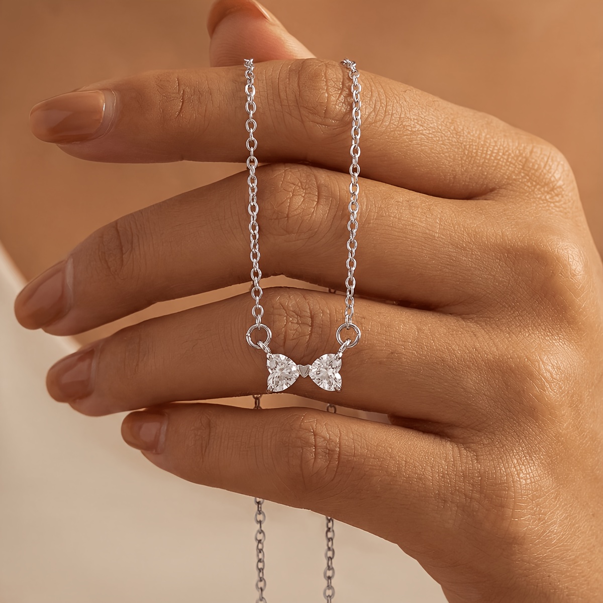 Women's Heart-Shaped Pendant Necklace, Daily Versatile